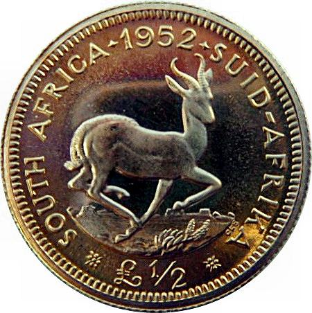 South Africa ½ pound 1952.jpg