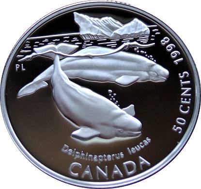 Canada 50c 1998 Beluga whale.jpg