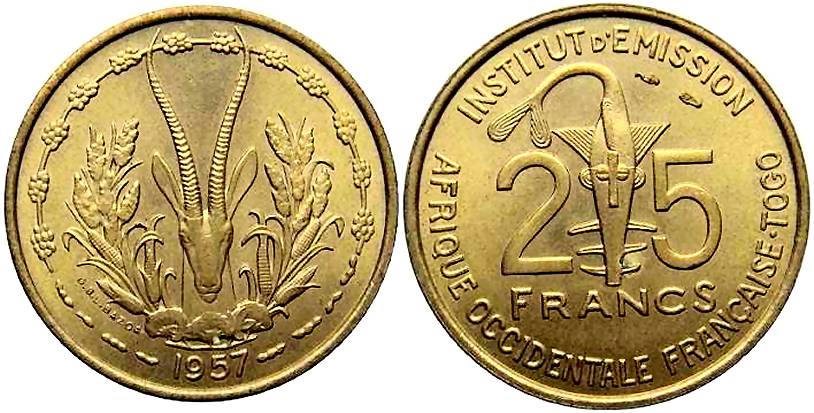 French West Africa Togo 25 francs 1957.jpg