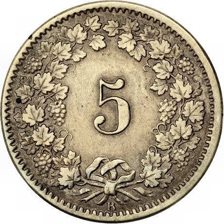 Switzerland 5 rappen 1873.jpg