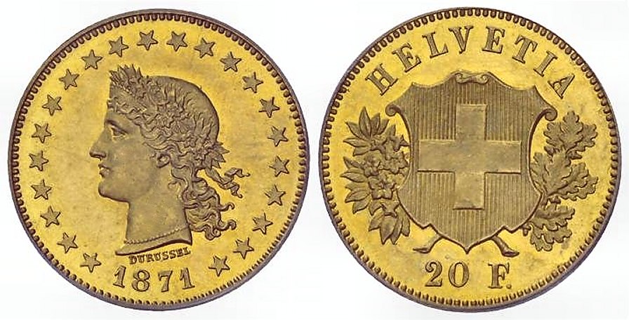 Switzerland 20 francs 1871~ptn.jpg